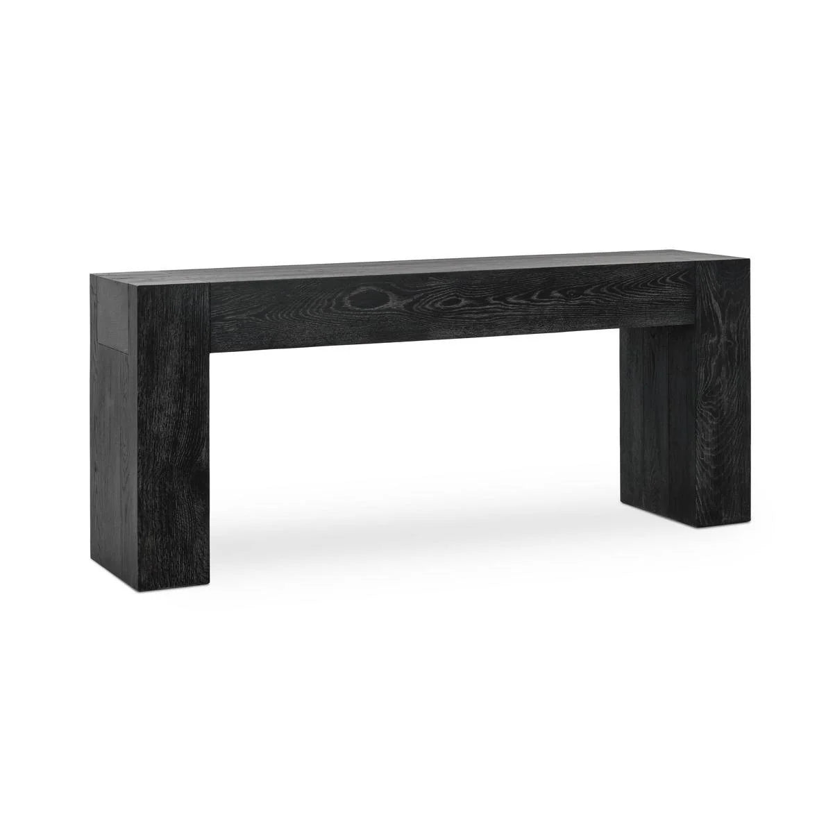 Bristol Console Table in Aged Black