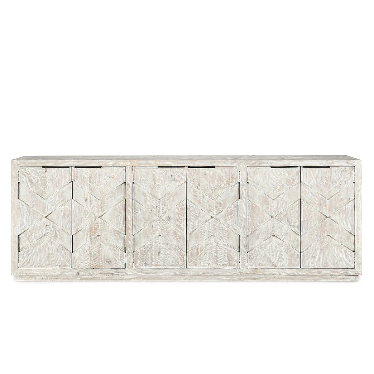 Frederick 6 Door Cabinet in Timeworn Cream
