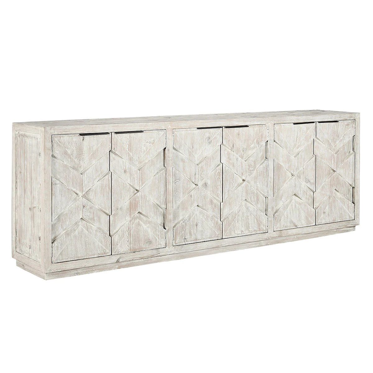 Frederick 6 Door Cabinet in Timeworn Cream