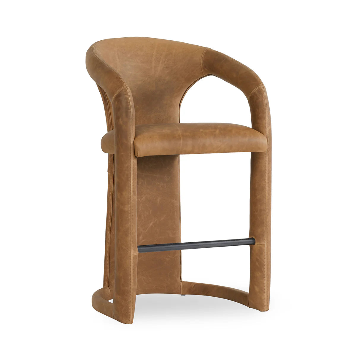 Archie Counter Stool in Maple Brown