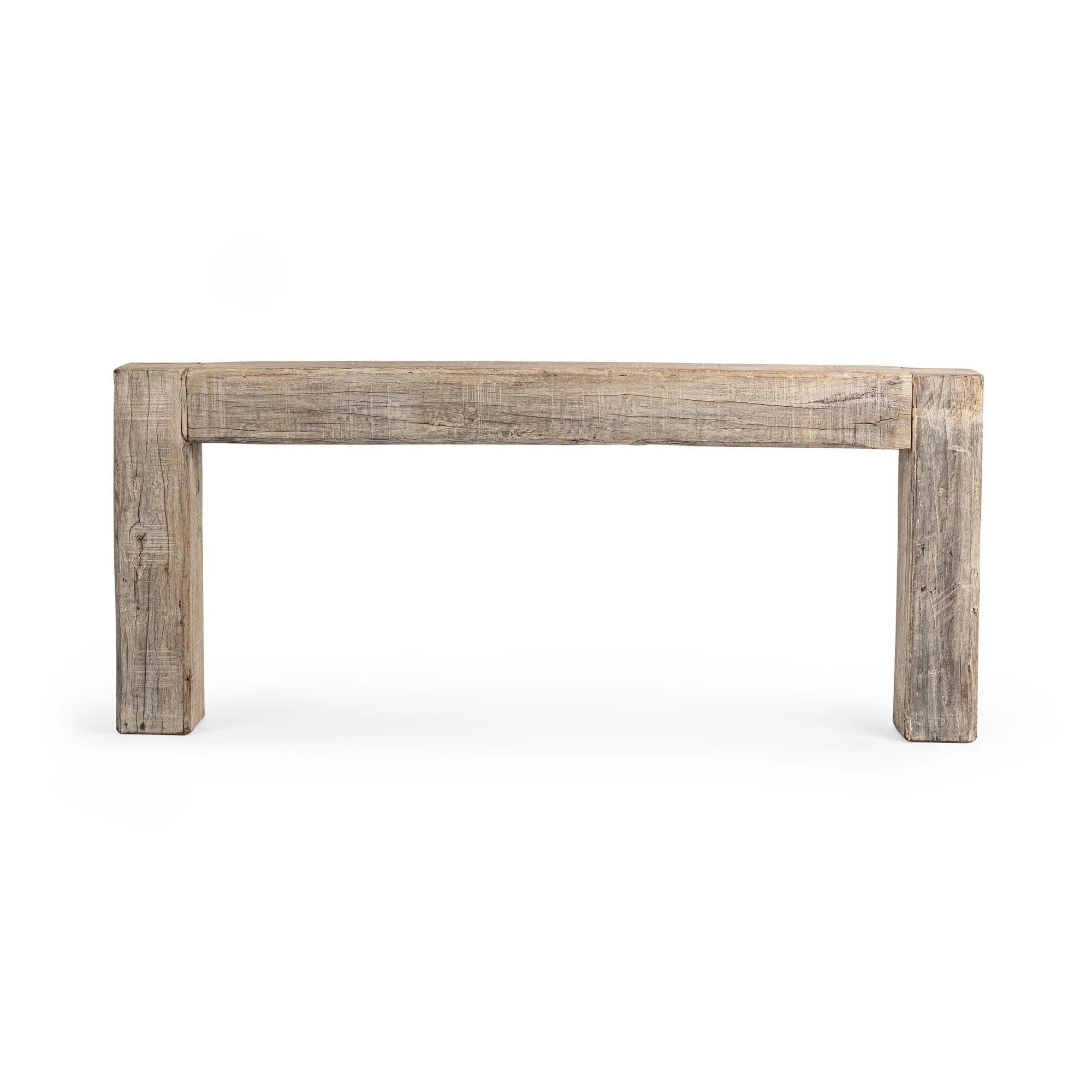Giza Console Table in Butterwood Blend