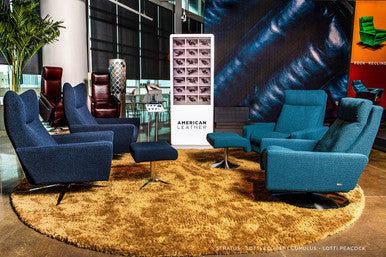 Leather Cumulus Comfort Recliner by American Leather at the Artful Lodger in Charlottesville, VA