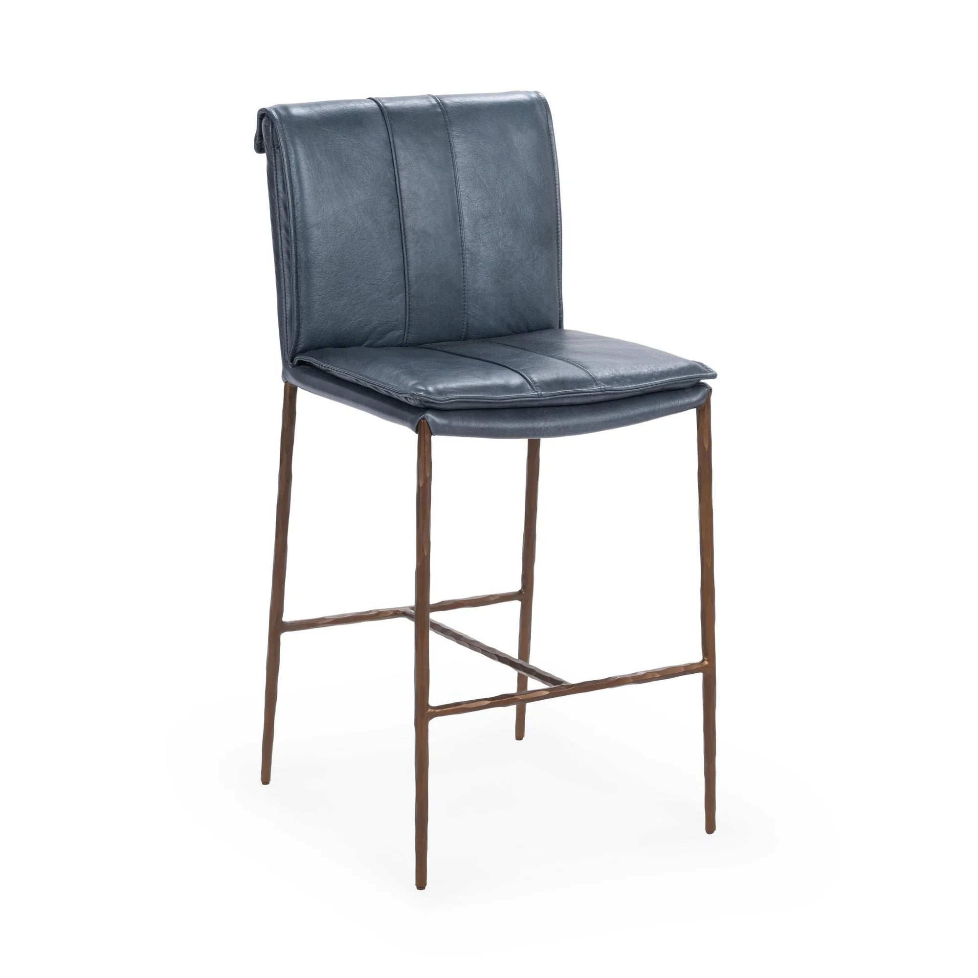Mayer Counter Stool in Ocean Blue