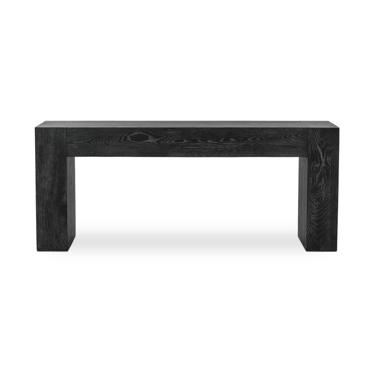 Bristol Console Table in Aged Black