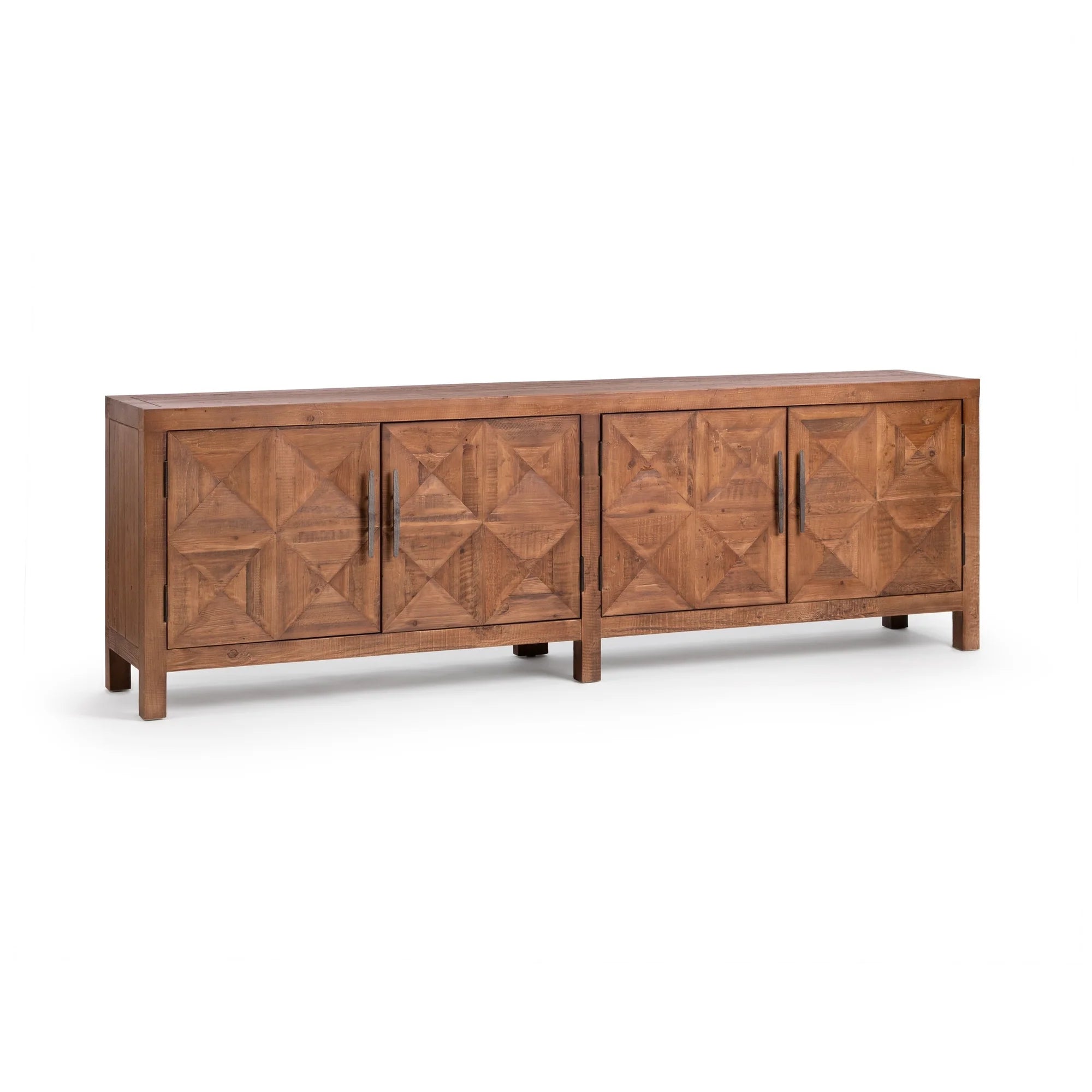 Elani 4 Door Cabinet in Brown