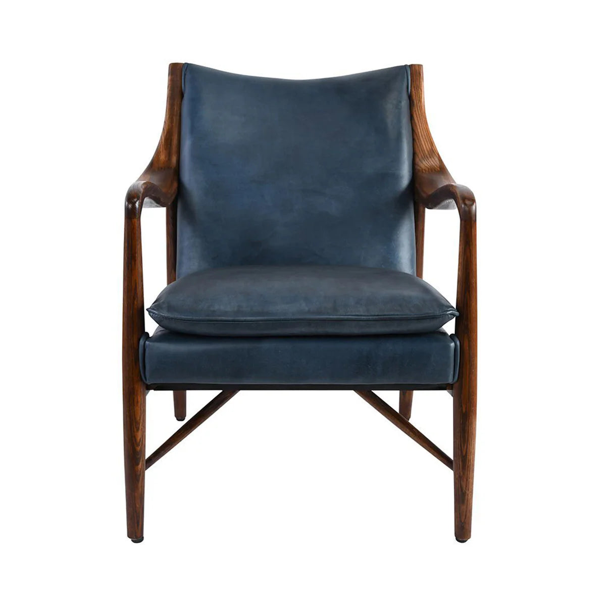 Kiannah Club Chair in Ocean Blue
