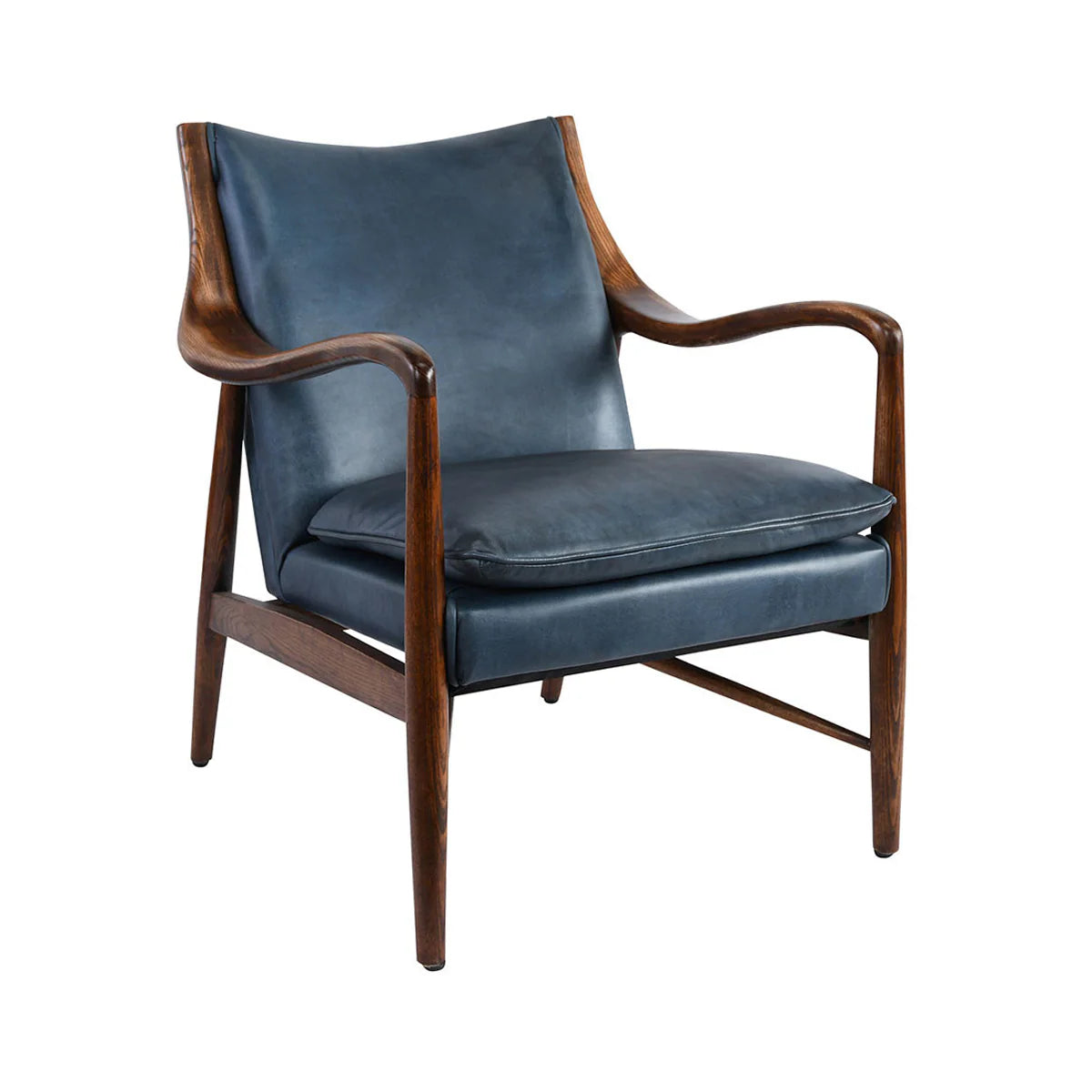 Kiannah Club Chair in Ocean Blue