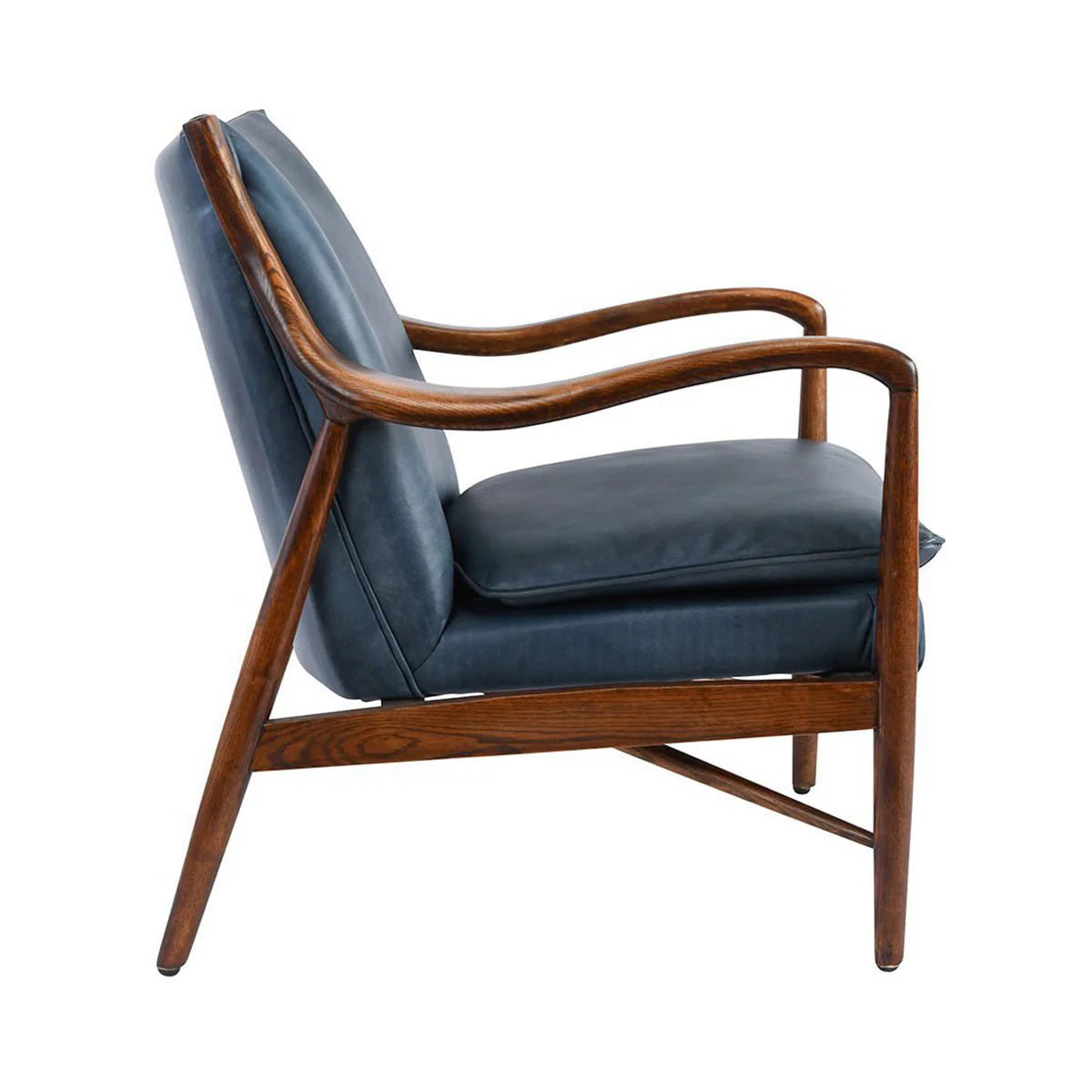 Kiannah Club Chair in Ocean Blue