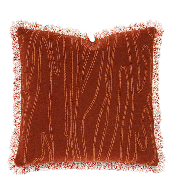 Bach Claypot Fringe Pillow