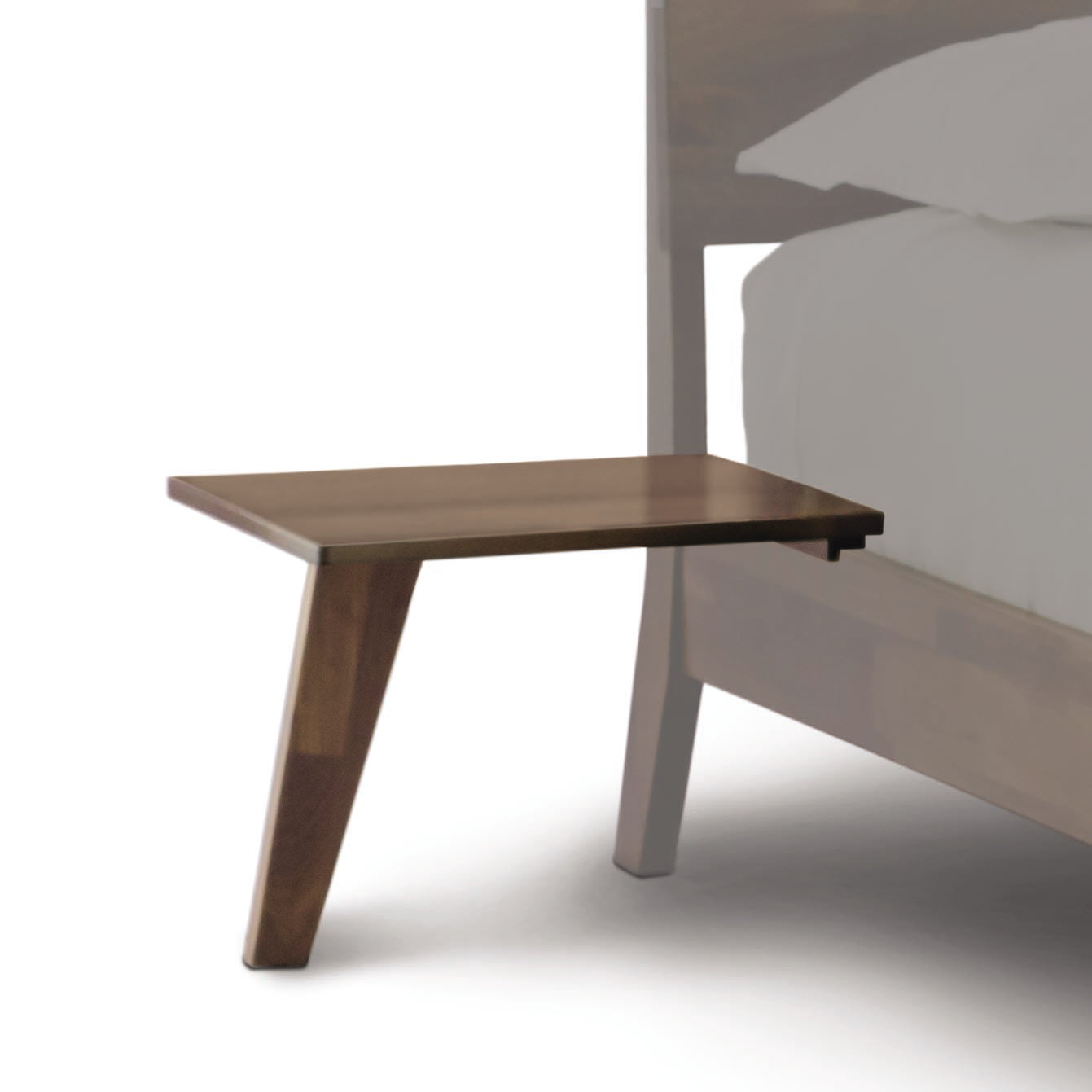 Linn Shelf Nightstand in Natural Walnut