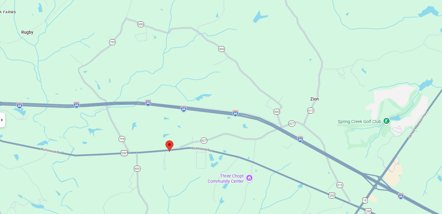 Map showing location