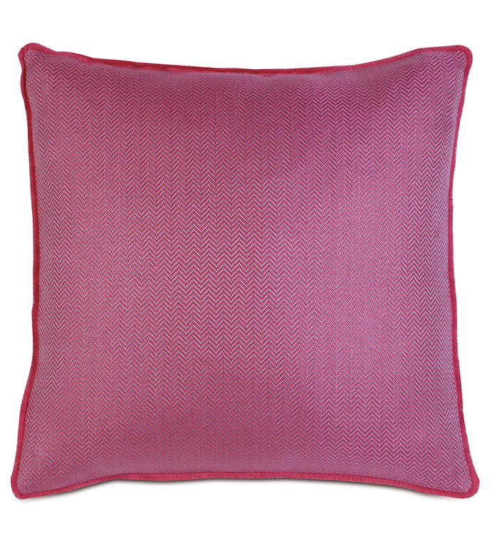 Zigzag Fuschia Pillow